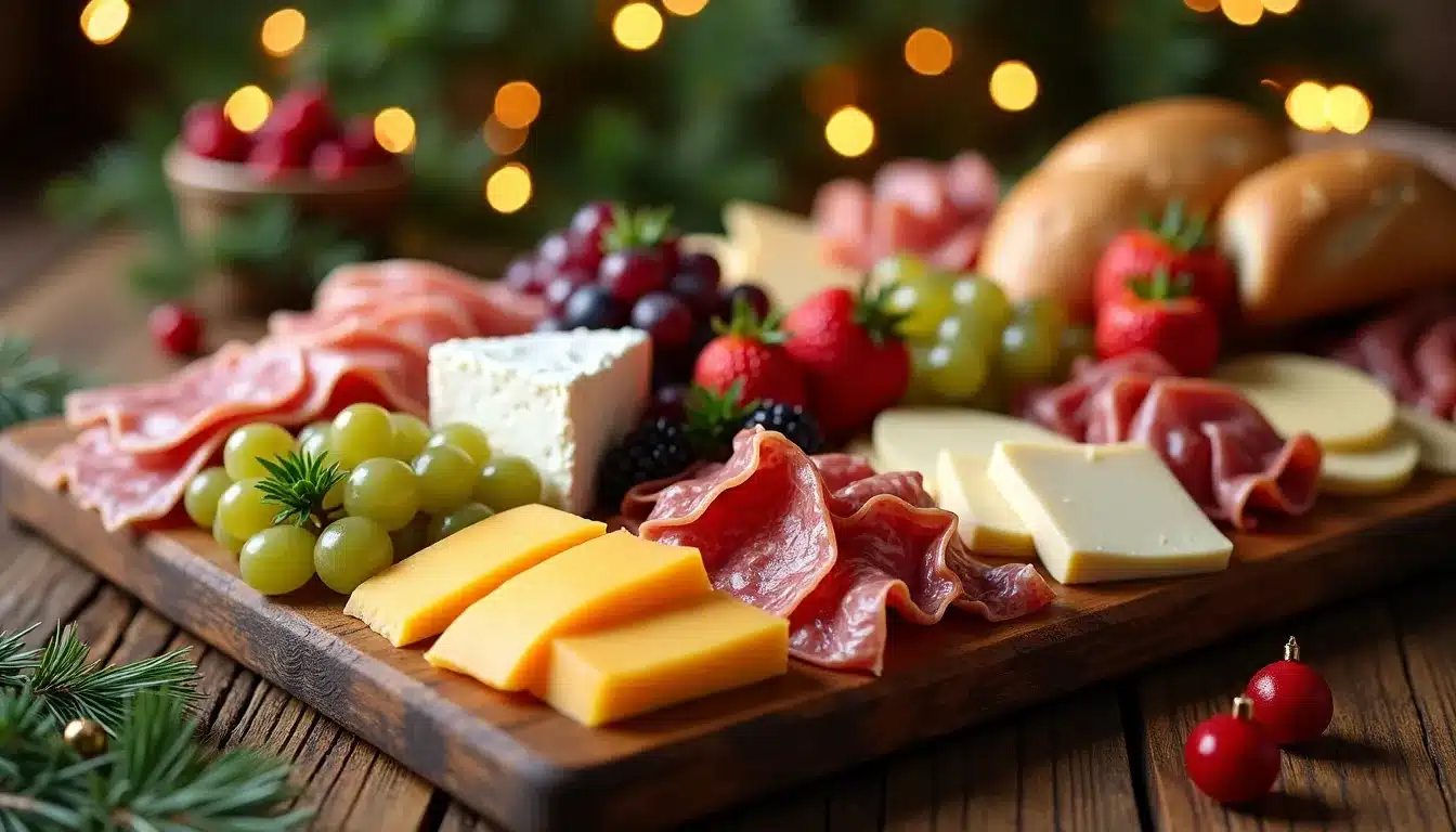 festin noyl gourmand rustique