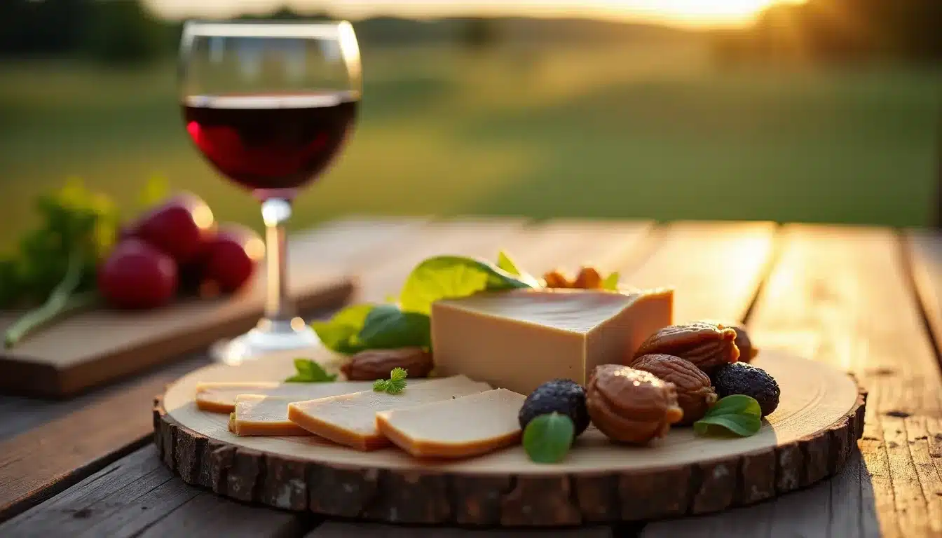 foiegras truffes vinrouge campagne