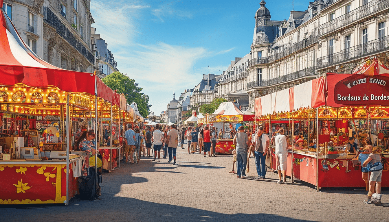 découvrez tout ce qu'il faut savoir sur la foire de bordeaux : les dates, les informations sur les billets et des conseils pratiques pour profiter pleinement de cet événement incontournable. ne manquez pas l'occasion de vivre des moments uniques et de découvrir de nombreuses attractions !