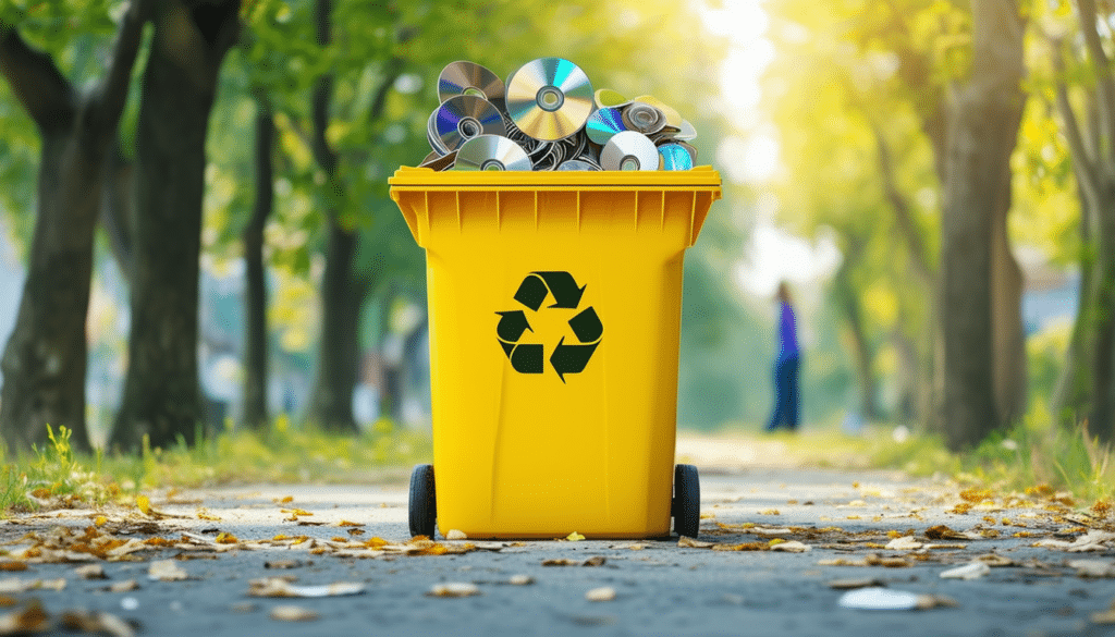 découvrez si les cd peuvent être recyclés dans la poubelle jaune. informez-vous sur les bonnes pratiques de tri des déchets et contribuez à la préservation de l'environnement en apprenant comment disposer de vos supports audio et vidéo de manière responsable.