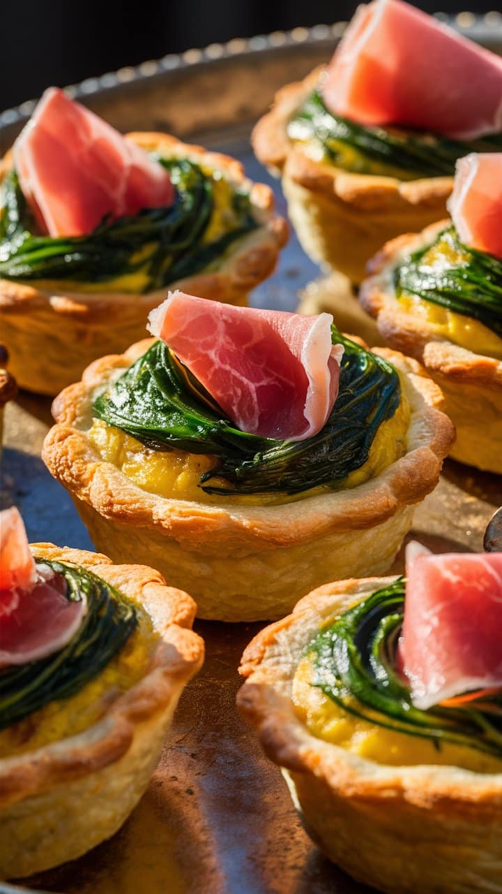mini quiches au jambon cru et épinards (2)