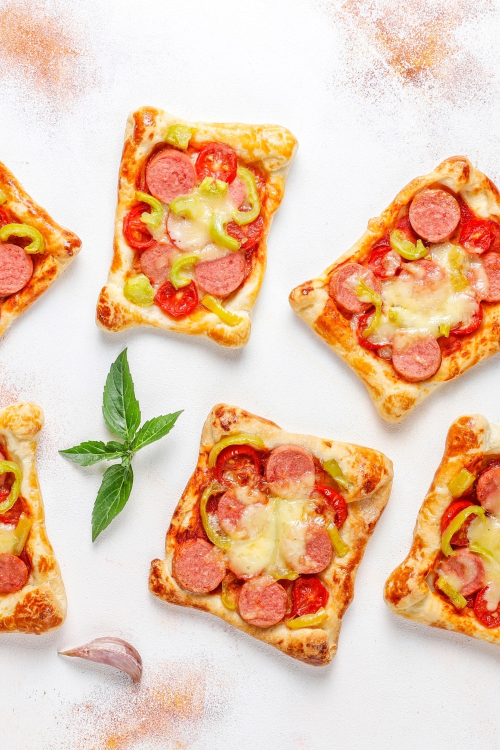 mini tartes knacki et fromage