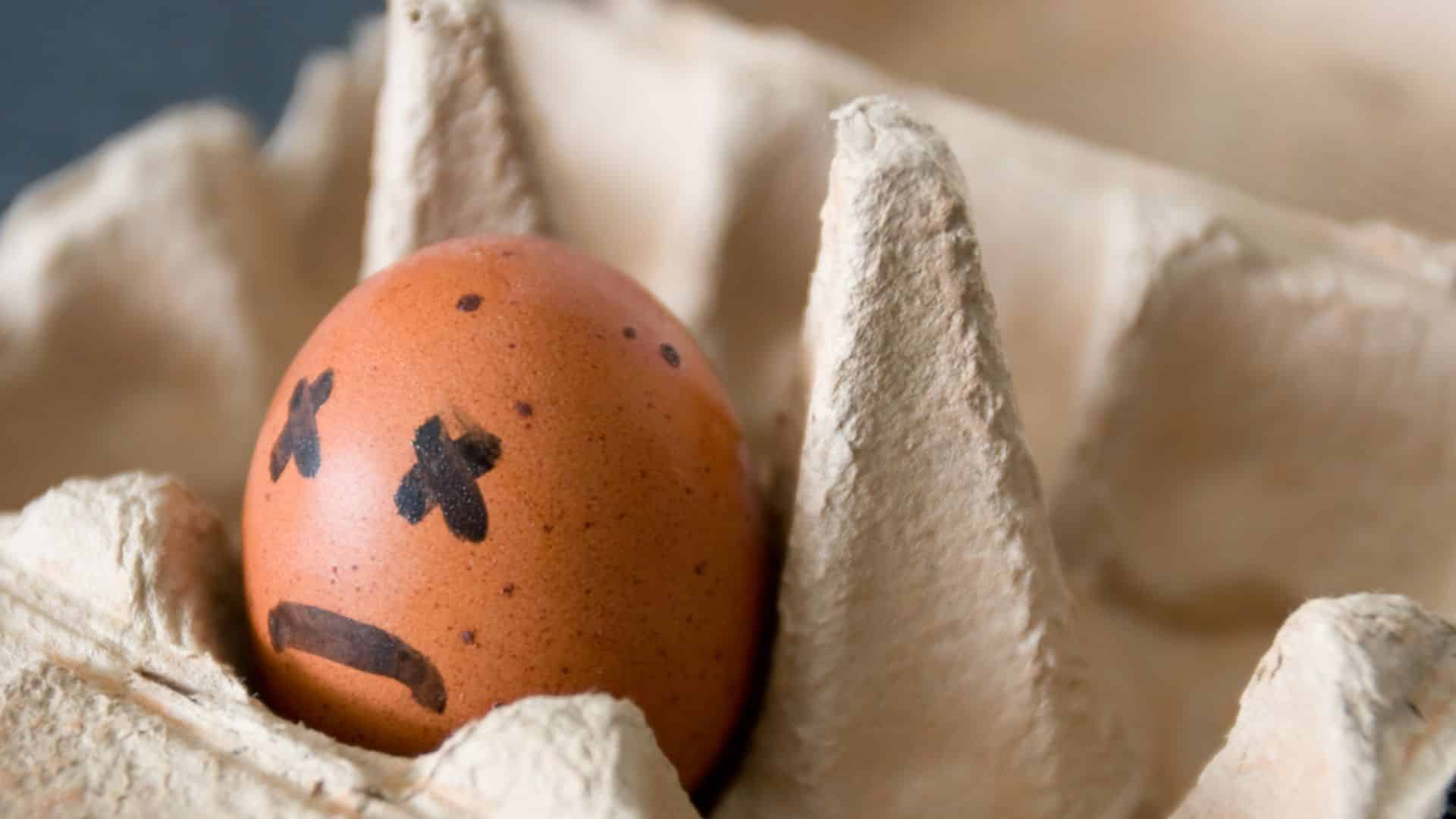 oeuf pas bon