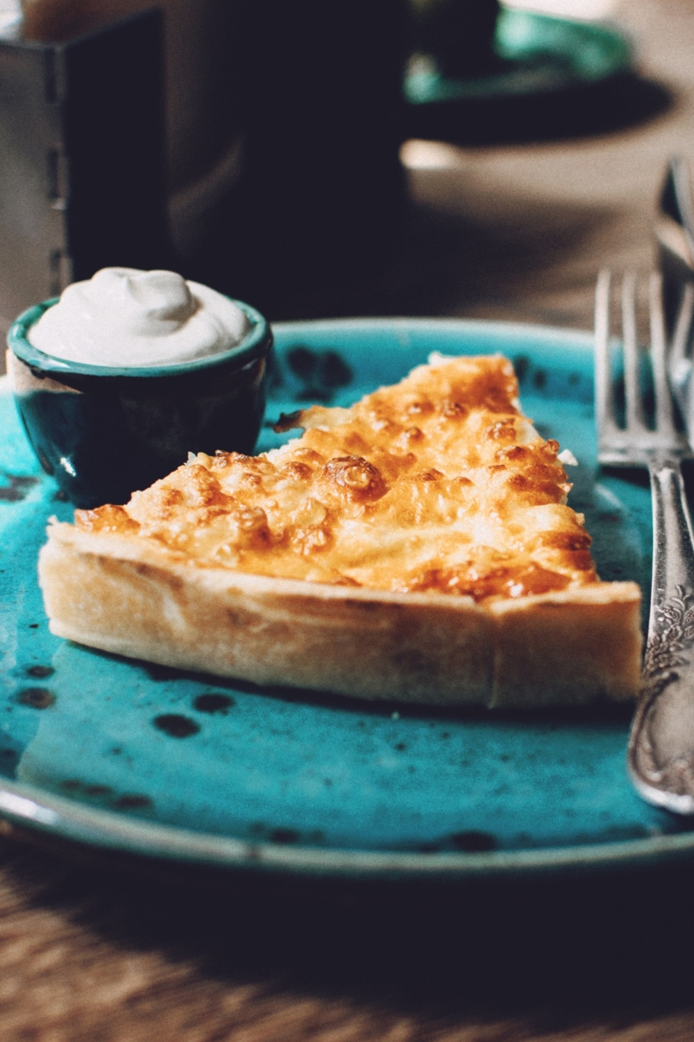 quiche au poulet et curry
