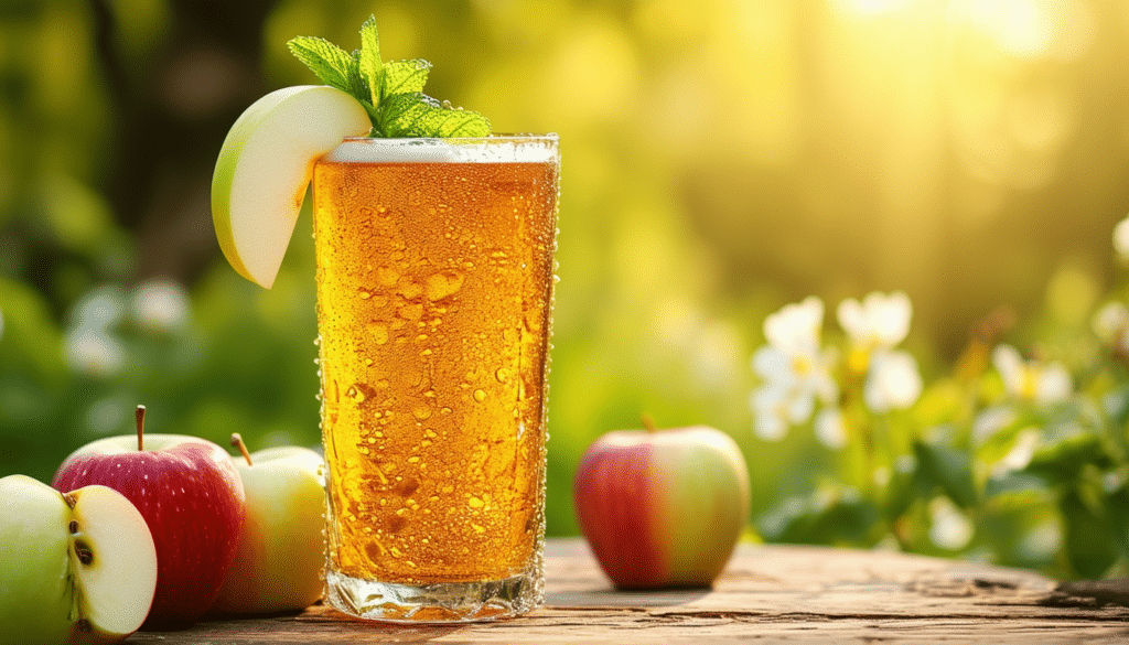 découvrez notre délicieuse recette de cocktail : un cooler à la bière aux pommes qui allie les saveurs rafraîchissantes de la bière et la douceur des pommes. parfait pour vos soirées entre amis ou vos barbecues d'été, ce cocktail facile à préparer séduira vos invités à coup sûr!