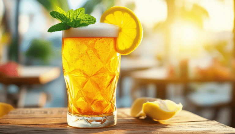 découvrez notre recette de cocktail radler revisité, une délicieuse fusion entre la bière et des saveurs fruitées. parfait pour rafraîchir vos soirées d'été, ce cocktail saura séduire vos invités avec ses notes pétillantes et originales. apprenez à le préparer facilement et laissez-vous emporter par un goût inoubliable!