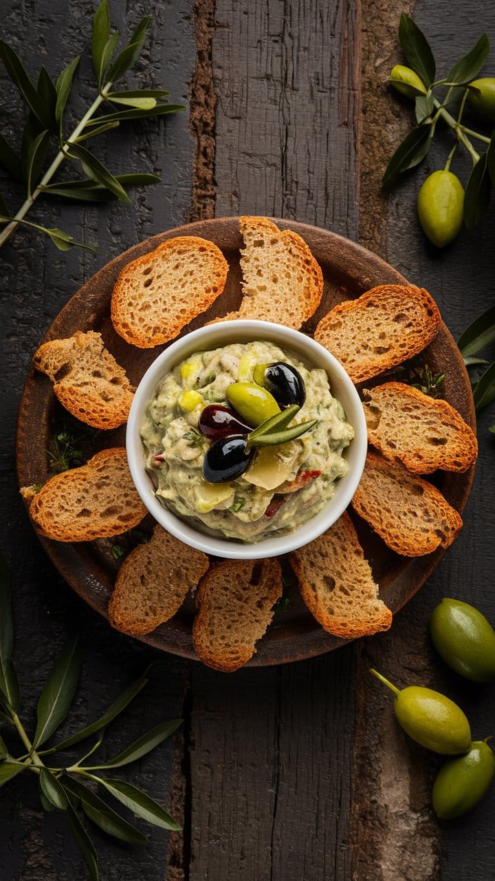 tapenade maison et ses crostinis