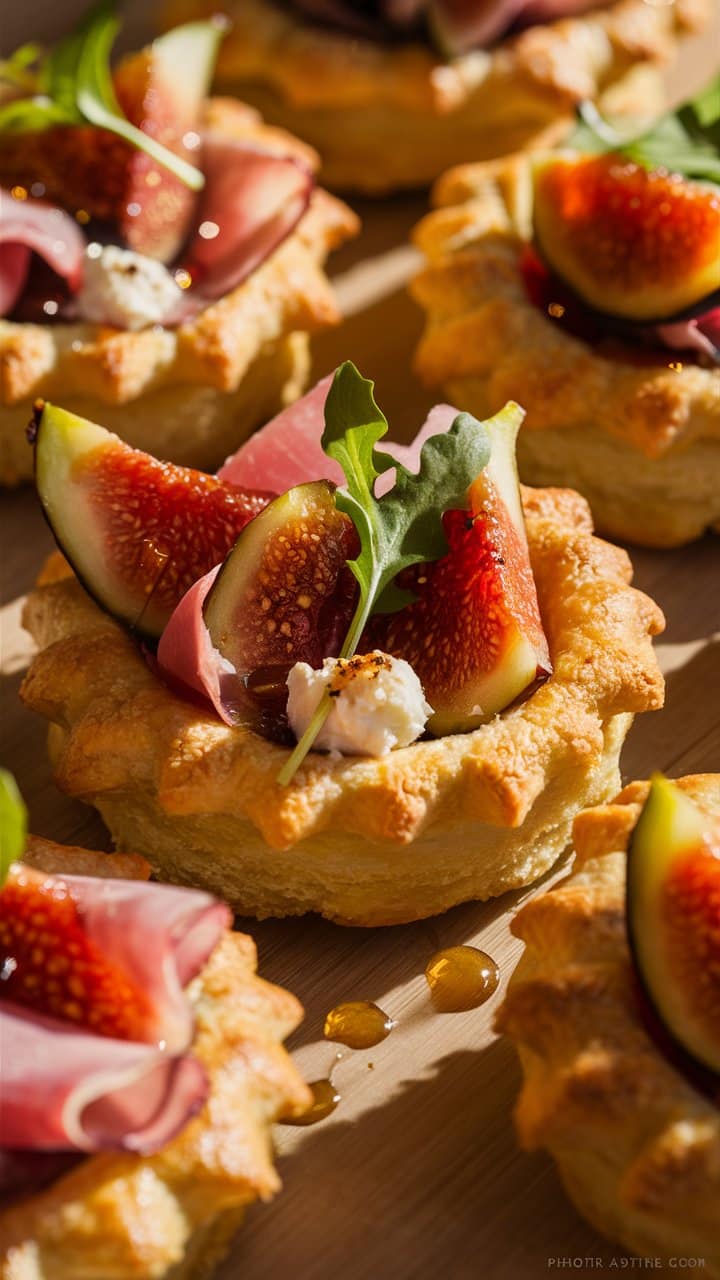 tartelettes au jambon cru et figues (2)