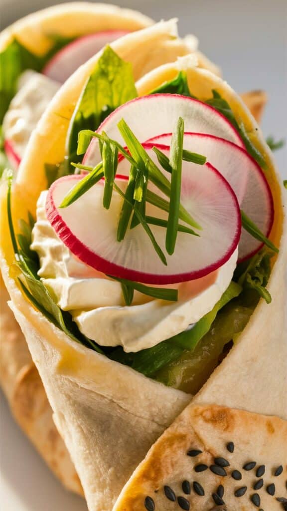 wrap au fromage frais et radis (1)