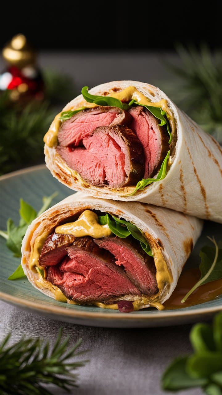 wrap au rosbif et moutarde (2)