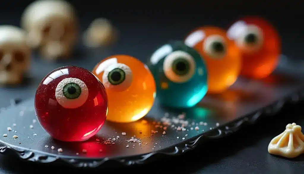 yeux globuleux gélifiés