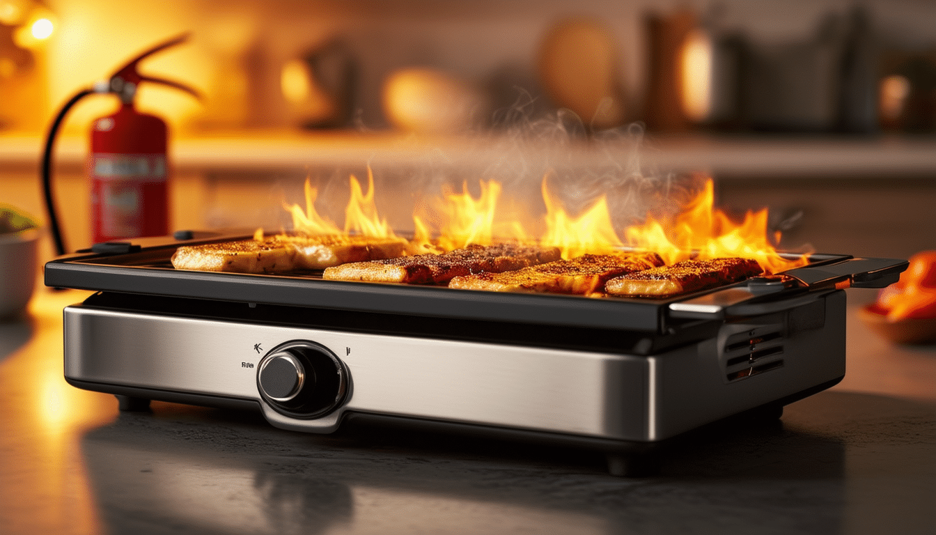 alerte de sécurité importante : cet appareil à raclette présente un risque d'incendie. découvrez pourquoi il est crucial d'éviter son utilisation pour garantir votre sécurité et celle de vos proches.