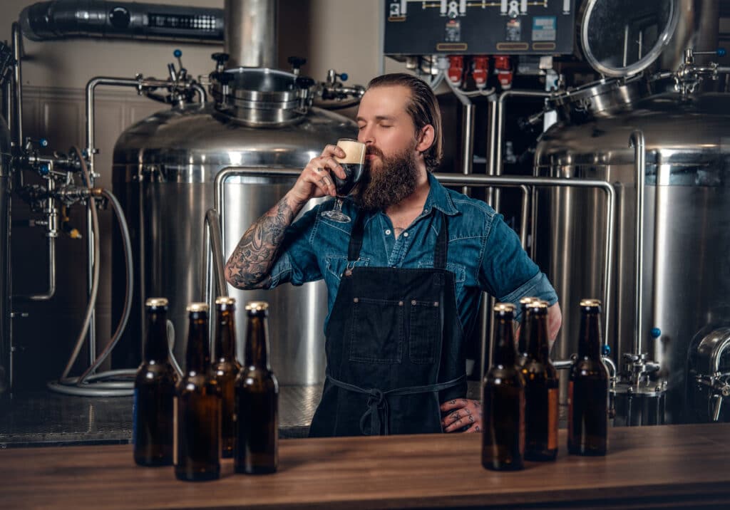Embouteillage de la bière