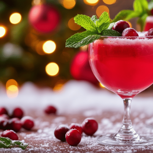 découvrez notre délicieuse recette de cocktail de noël : le bellini aux canneberges ! éveillez vos papilles avec ce mélange festif de prosecco et de purée de canneberges, parfait pour égayer vos célébrations. idéal pour les fêtes, ce cocktail allie douceur et acidité pour un moment convivial inoubliable.