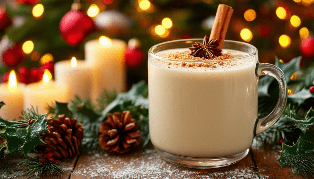 découvrez notre recette traditionnelle de cocktail de noël, le célèbre eggnog ou lait de poule. cette boisson crémeuse, réconfortante et riche en épices, est parfaite pour célébrer les fêtes. suivez nos étapes simples pour préparer ce délice festif qui ravira vos convives !