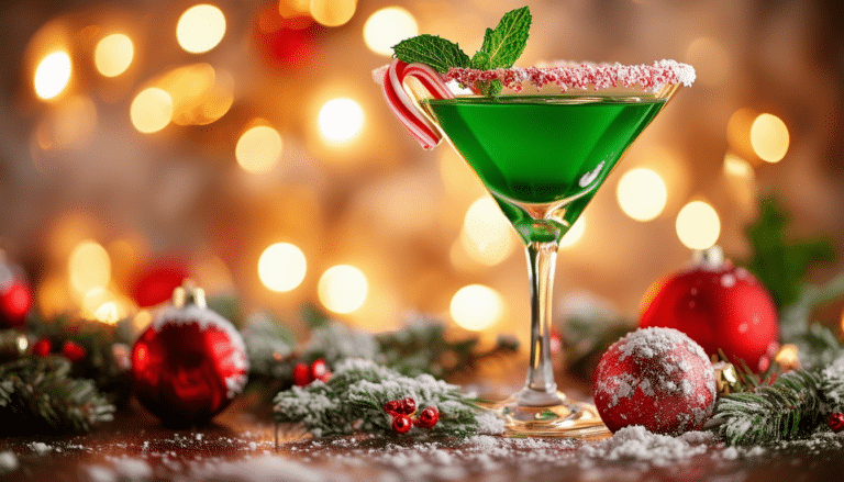 découvrez notre délicieuse recette de cocktail de noël : le martini à la menthe poivrée. un mélange festif et rafraîchissant qui ajoutera une touche de magie à vos célébrations de fin d'année. parfait pour éblouir vos invités et régaler vos papilles !