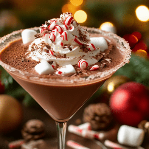 découvrez notre délicieuse recette de martini au chocolat chaud, un cocktail de noël réconfortant qui allie la douceur du chocolat et l'élégance du martini. parfait pour célébrer les fêtes, ce mélange savoureux ravira vos invités et apportera une touche festive à vos soirées d'hiver.