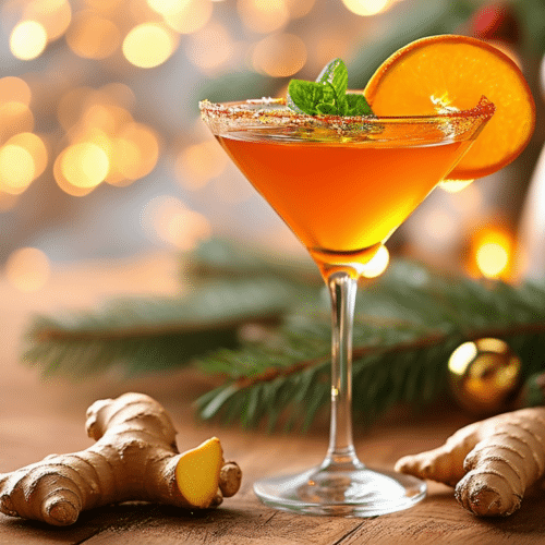découvrez notre délicieuse recette de cocktail de noël : un martini au gingembre et à l'orange. parfait pour apporter une touche festive à vos célébrations, ce cocktail allie les saveurs épicées du gingembre à la fraîcheur de l'orange. idéal pour impressionner vos invités lors des fêtes de fin d'année !