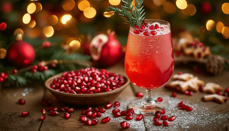 découvrez notre délicieuse recette de cocktail de noël avec le mimosa de noël à la grenade. parfait pour égayer vos fêtes, ce cocktail festif allie le pétillant du champagne à la douceur fruitée de la grenade. idéal pour vos repas de fête ou en apéritif, il séduira vos invités à coup sûr !