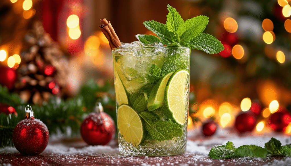 découvrez la recette festive du mojito de noël, un cocktail rafraîchissant alliant la menthe, le citron et les épices typiques des fêtes. éveillez vos sens avec une boisson délicieuse qui apportera une touche de magie à vos célébrations de fin d'année.