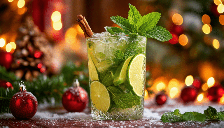 découvrez la recette festive du mojito de noël, un cocktail rafraîchissant alliant la menthe, le citron et les épices typiques des fêtes. éveillez vos sens avec une boisson délicieuse qui apportera une touche de magie à vos célébrations de fin d'année.