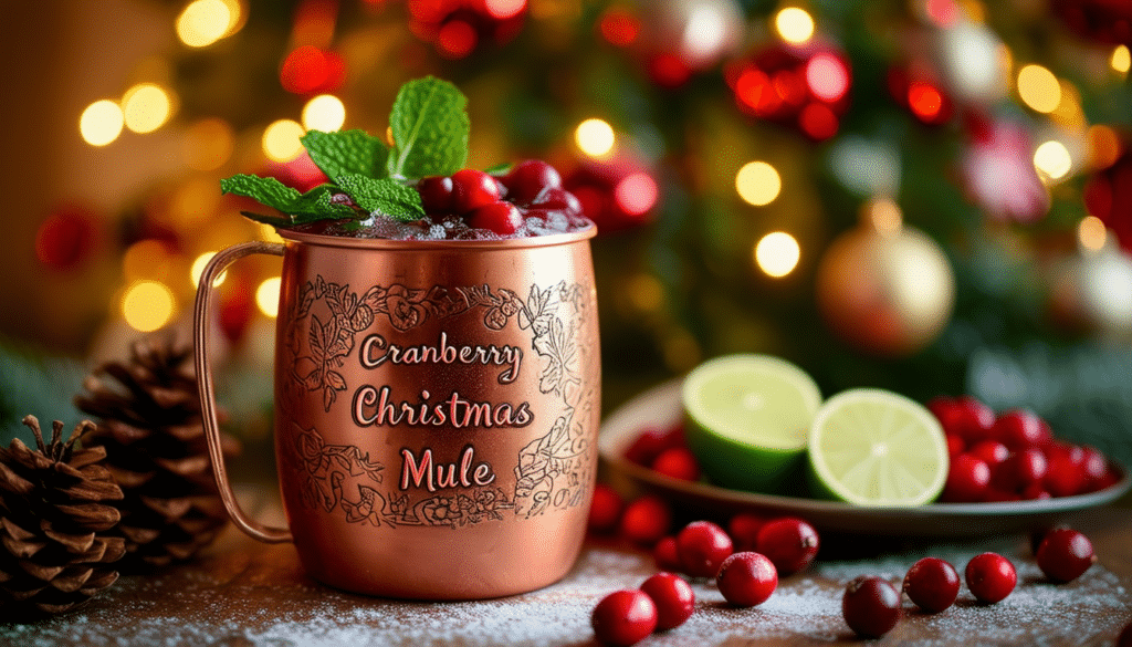 découvrez notre délicieuse recette de mule de noël aux cranberries, un cocktail festif parfait pour célébrer les fêtes. avec ses saveurs fruitées et réconfortantes, ce mélange pétillant apportera une touche d'élégance à vos soirées en famille ou entre amis.