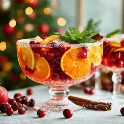 découvrez la recette parfaite pour un cocktail de noël festif avec notre punch de noël aux fruits. savourez ce mélange délicieux de fruits frais et d'épices réconfortantes, idéal pour égayer vos fêtes et surprendre vos invités. préparez-vous à célébrer avec cette boisson festive !
