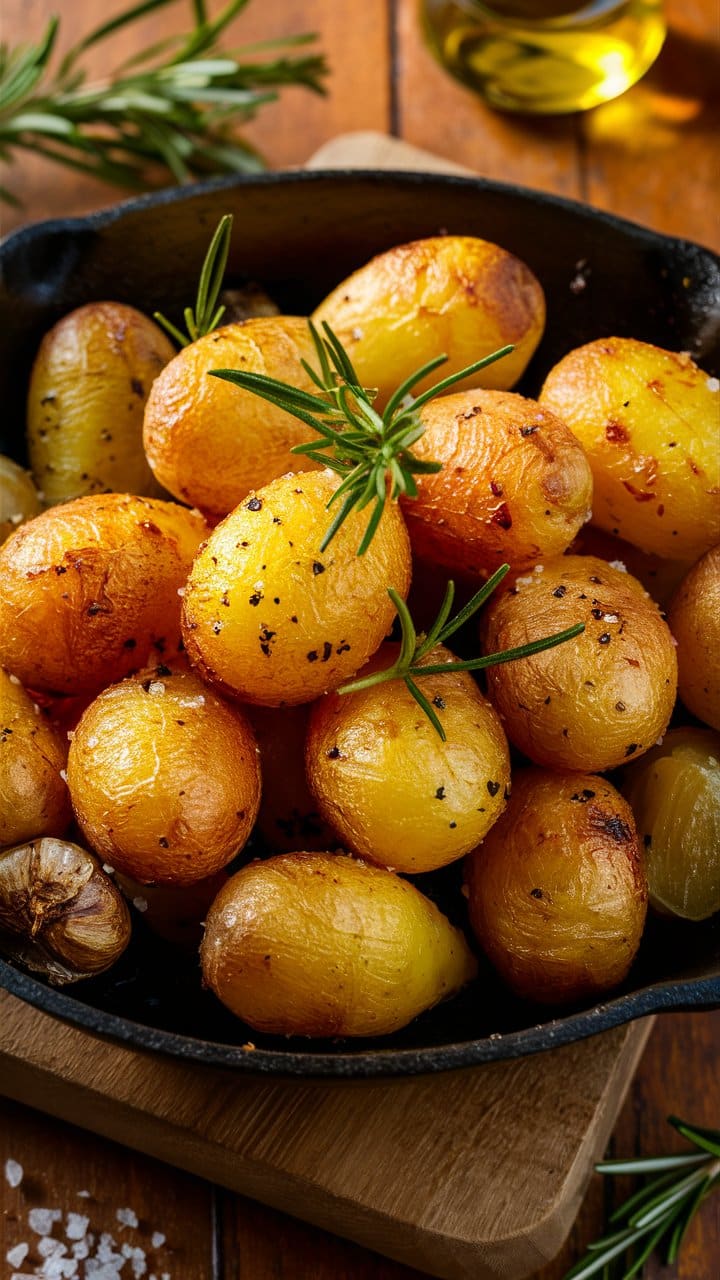 Pommes de terre rôties au romarin