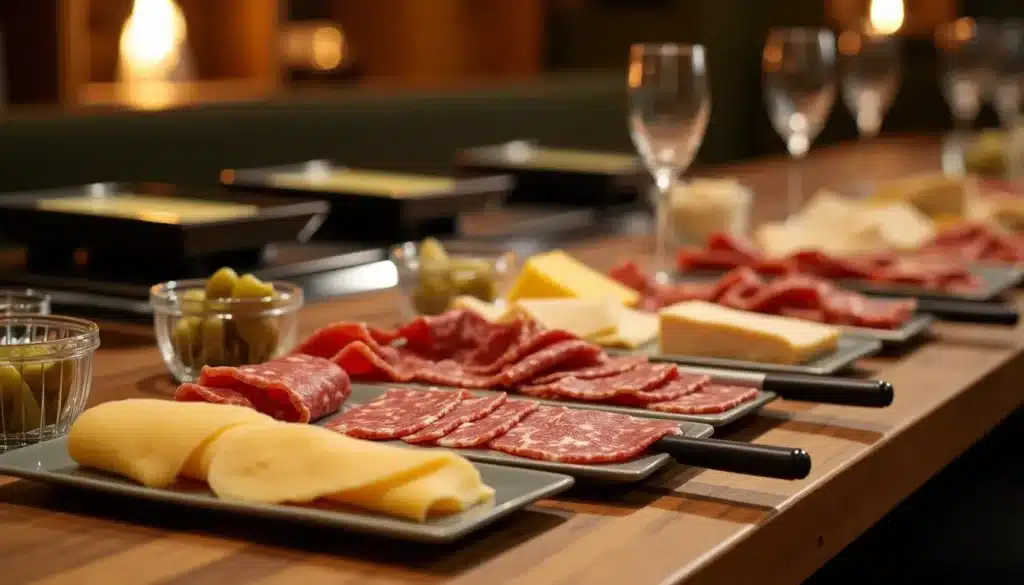 Plateau de charcuterie et fromage gourmet.