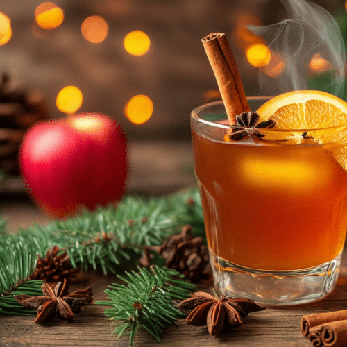 découvrez notre recette réconfortante de cocktail de noël : un cidre chaud à la cannelle. parfait pour réchauffer vos soirées d'hiver, ce mélange aromatique de cidre et d'épices saura ravir vos invités et apporter une touche festive à vos célébrations.
