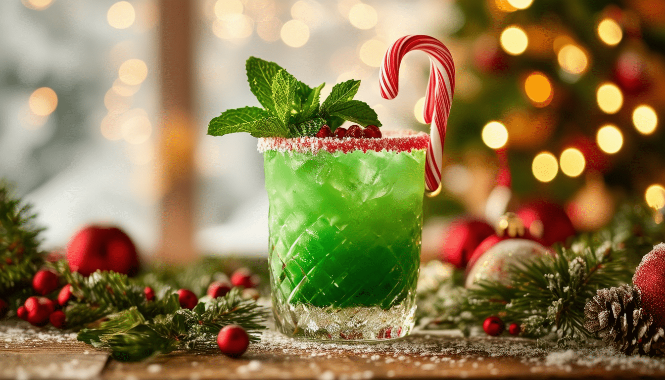découvrez notre délicieuse recette de cocktail de noël : le cocktail de lutin à la menthe. parfait pour égayer vos fêtes, ce mélange festif allie fraîcheur et magie de noël, idéal pour émerveiller vos invités.
