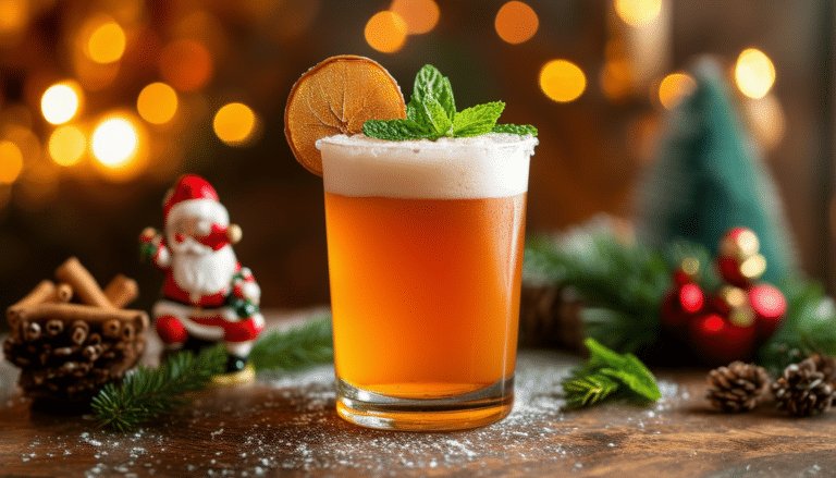 découvrez notre savoureuse recette de cocktail de noël : un punch festif à la bière de gingembre. parfait pour réchauffer vos soirées, ce mélange pétillant et épicé fera le bonheur de vos invités. suivez nos étapes simples pour préparer cette délicieuse boisson festive qui illuminera vos fêtes de fin d'année.