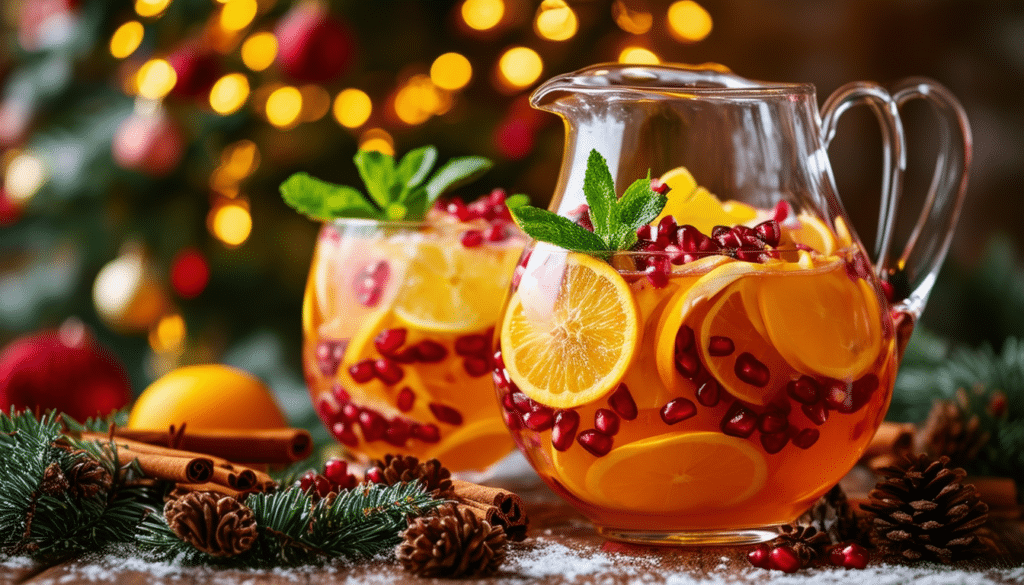 découvrez notre délicieuse recette de sangria pétillante au vin blanc, un cocktail de noël festif idéal pour égayer vos célébrations. des saveurs fruitées et une effervescence irrésistible pour ravir vos invités pendant les fêtes !