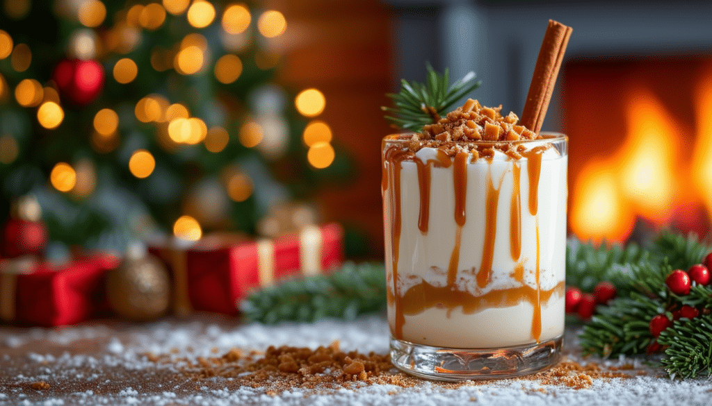 découvrez notre délicieuse recette de cocktail de noël : le white russian au caramel. ce mélange crémeux et réconfortant allie la douceur du caramel à la richesse du café, parfait pour égayer vos fêtes et impressionner vos invités. suivez notre recette simple pour préparer cette boisson festive qui fera briller vos soirées de noël.