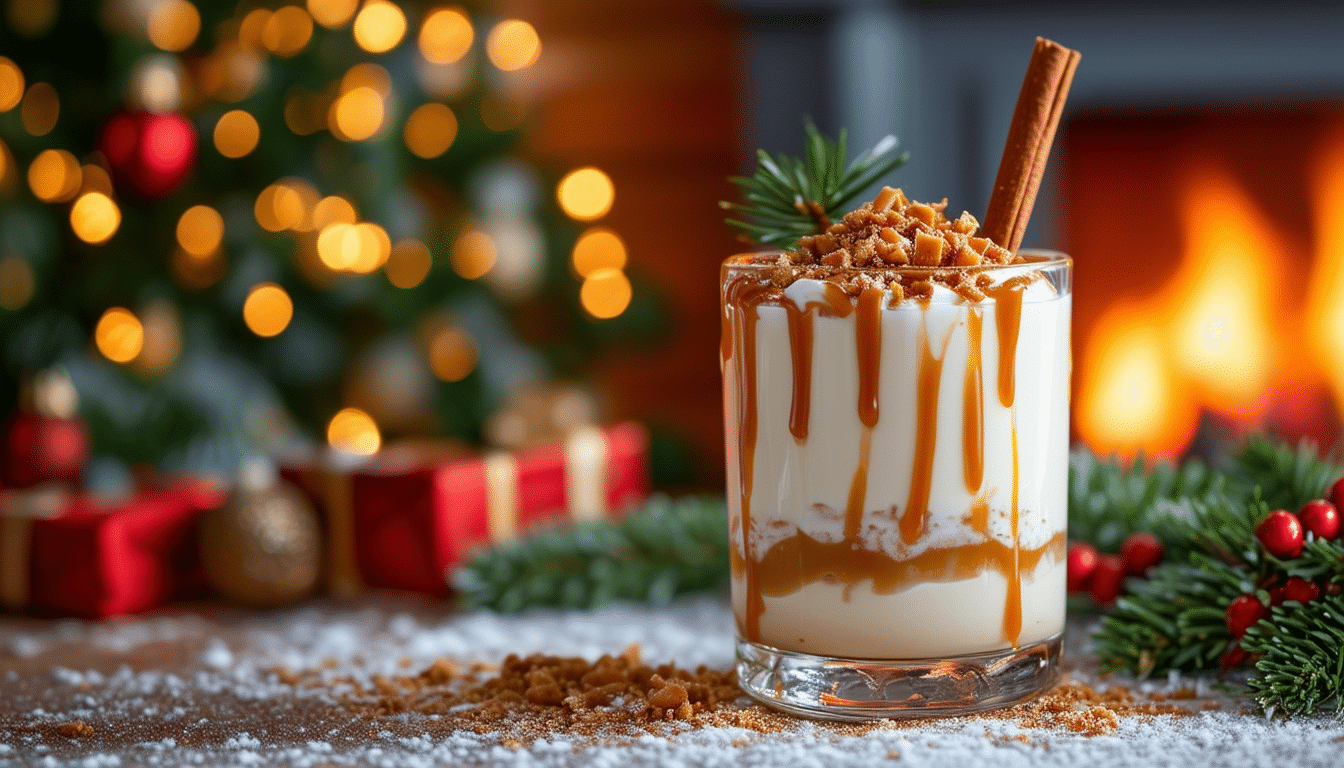 découvrez notre délicieuse recette de cocktail de noël : le white russian au caramel. ce mélange crémeux et réconfortant allie la douceur du caramel à la richesse du café, parfait pour égayer vos fêtes et impressionner vos invités. suivez notre recette simple pour préparer cette boisson festive qui fera briller vos soirées de noël.