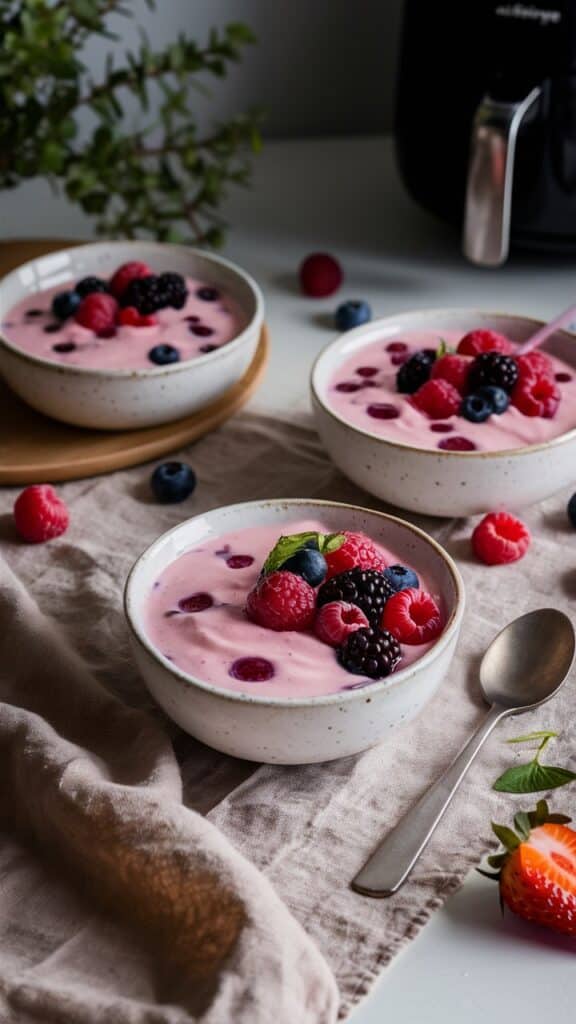 Yaourt Aux Fruits Rouges 15 Recettes de Yaourt Maison au Airfryer : Créations Gourmandes et ...