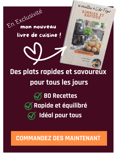 Livre cuisine plats rapides, savoureux, accessibles à tous.