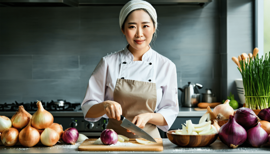 découvrez des astuces infaillibles pour éplucher des oignons sans pleurer. apprenez une technique simple et efficace qui transformera votre expérience culinaire et rendra la préparation des oignons facile et agréable.