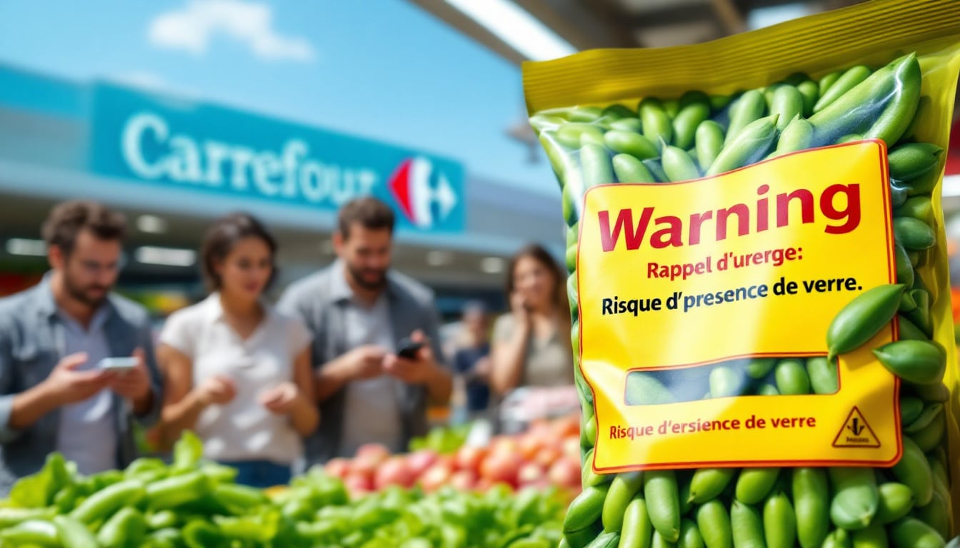 alerte importante chez carrefour : des haricots verts extra-fins sont susceptibles d'être contaminés par des morceaux de verre. vérifiez vos achats et suivez les recommandations de sécurité pour éviter tout risque.