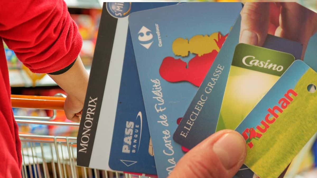 Cartes de fidélité de différentes enseignes.