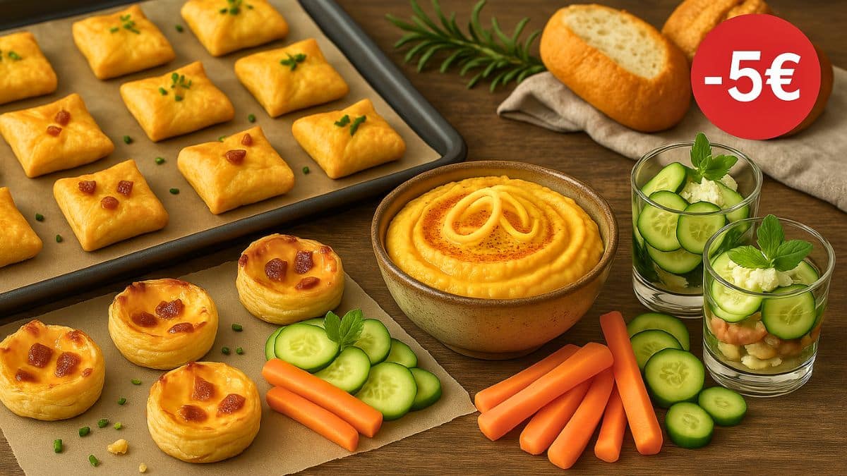 Apéritifs variés et purée, offre -5€