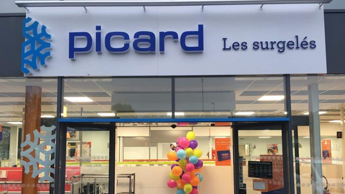 Façade d'un magasin Picard.