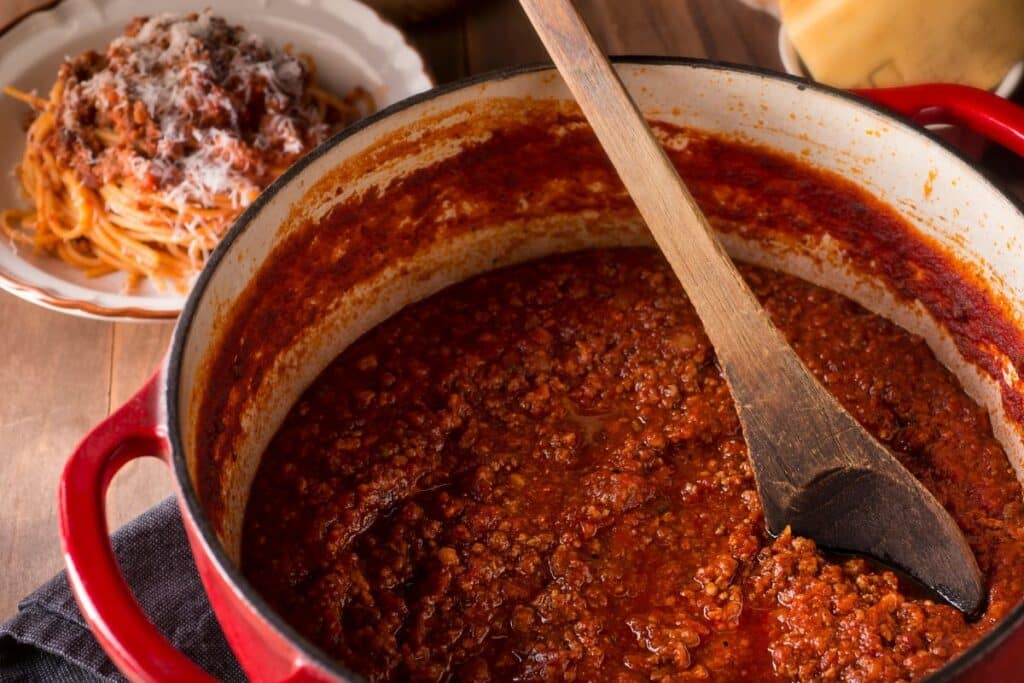 sauce bolognaise réconfortante