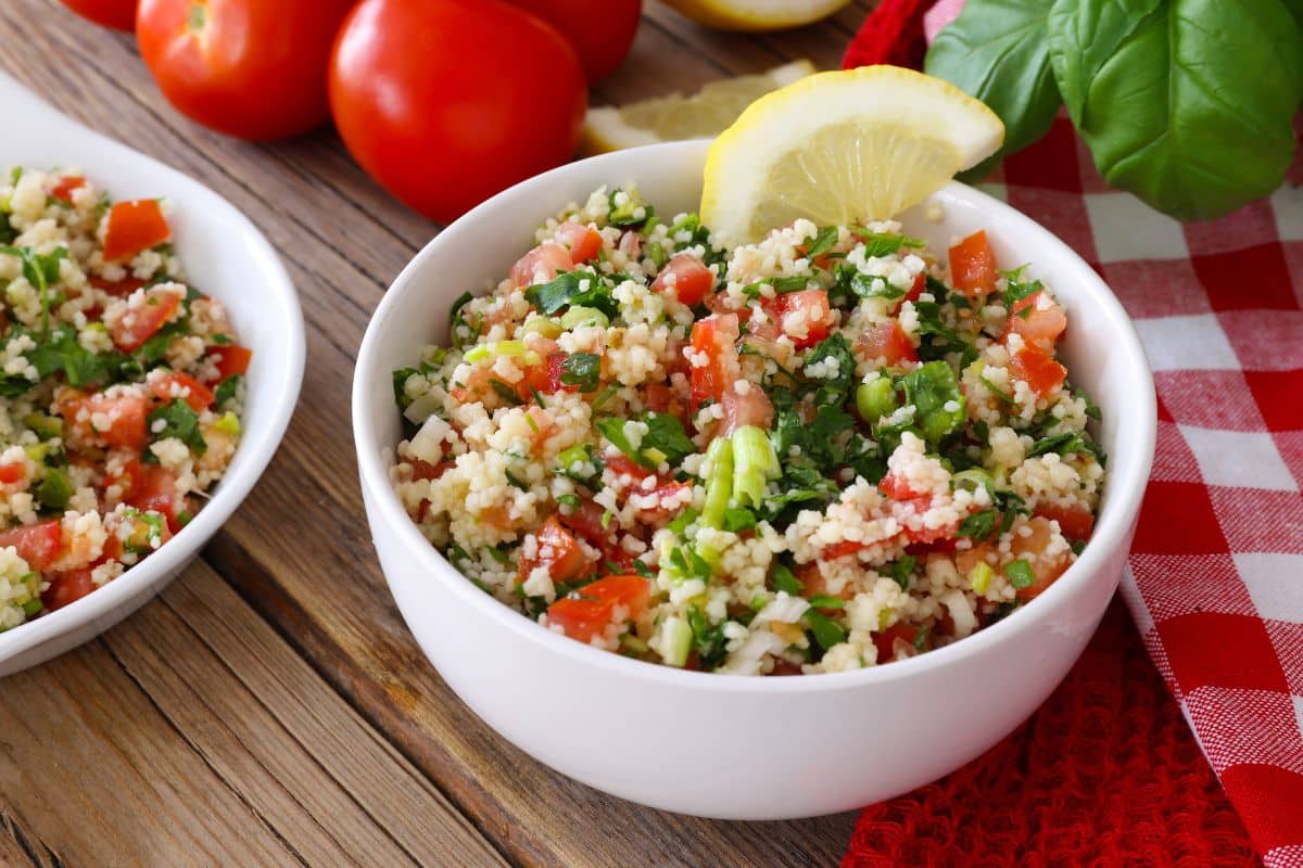 Taboulé frais au citron et tomates