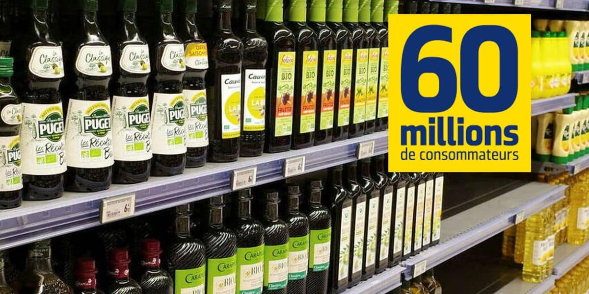 Huiles d'olive et panneau 60 millions de consommateurs.