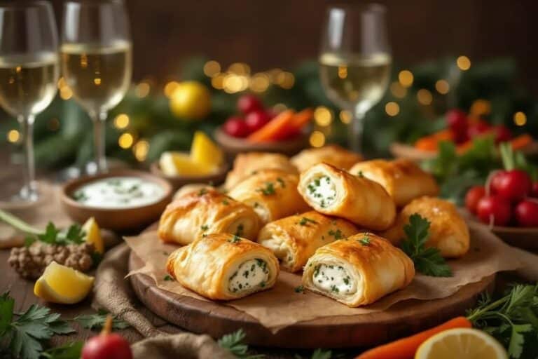 Voici la recette d’apéro qui va voler la vedette aux fêtes : mes roulés crousti-filo prêts en 15 min