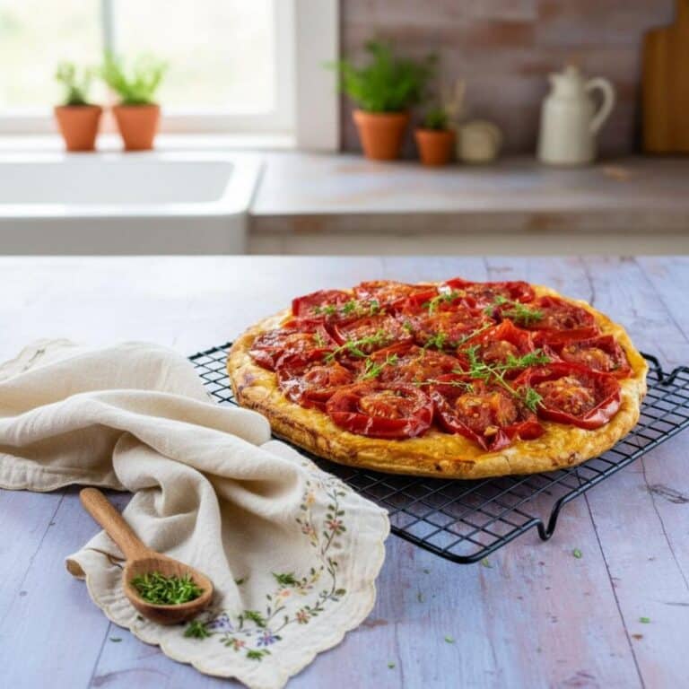 Tarte tatin à la tomate : la recette facile et gourmande au vinaigre balsamique