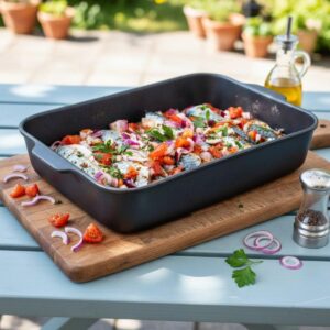 Maquereau au vin blanc four : recette rapide et savoureuse