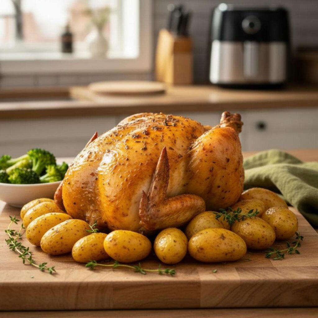 Poulet rôti Airfryer : recette ultra croustillante