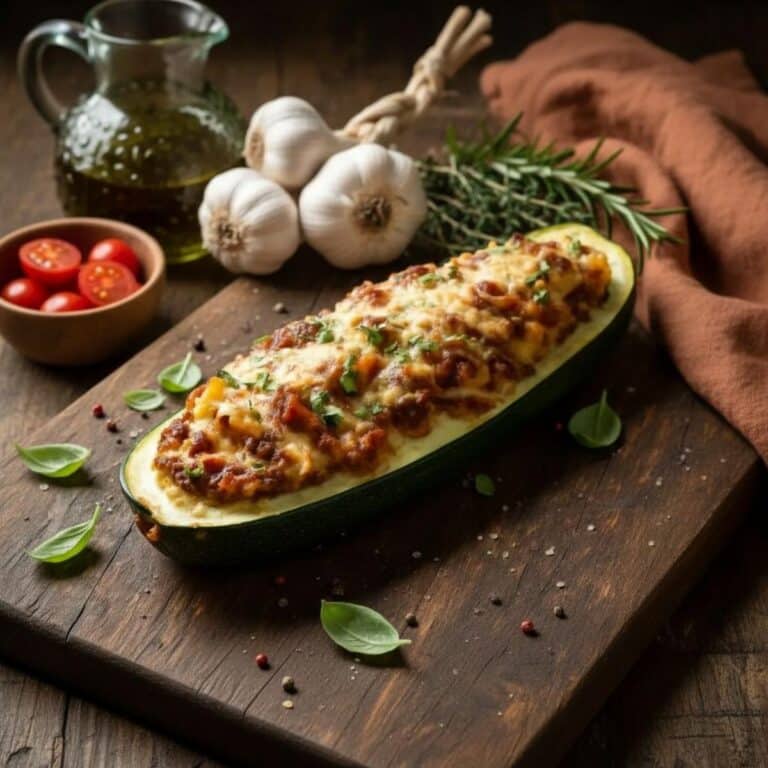 Courgettes farcies au Airfryer : prêtes en 15 min